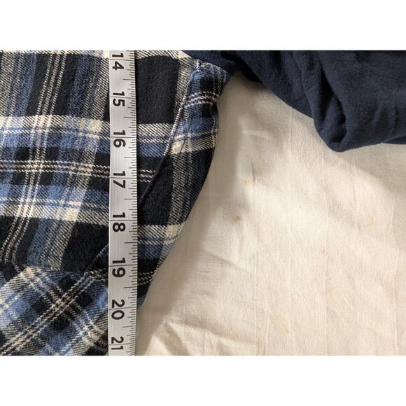 Legendary Outfitters Men’s Flannel Jacket Plaid Hooded Button Front Cotton Small - Picture 8 of 13